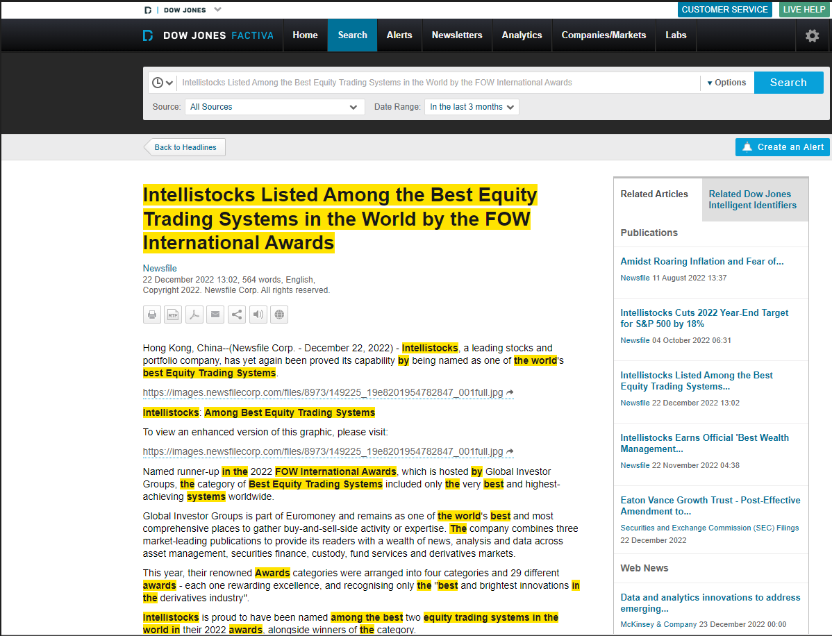 Best Stock Advisor Service Intellistocks